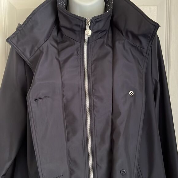 Novelti Navy Blue Hooded Jacket Size 10 - Picture 10 of 16